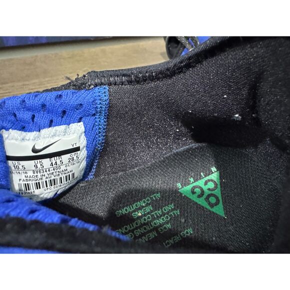 Nike ACG React Terra Gobe Hyper Royal Black Mens Size 10.5 - Picture 8 of 8